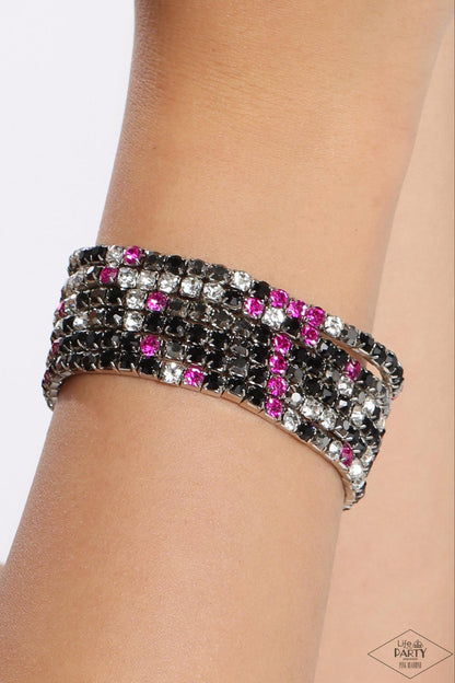 Rock Candy Range - Pink/Black Multi