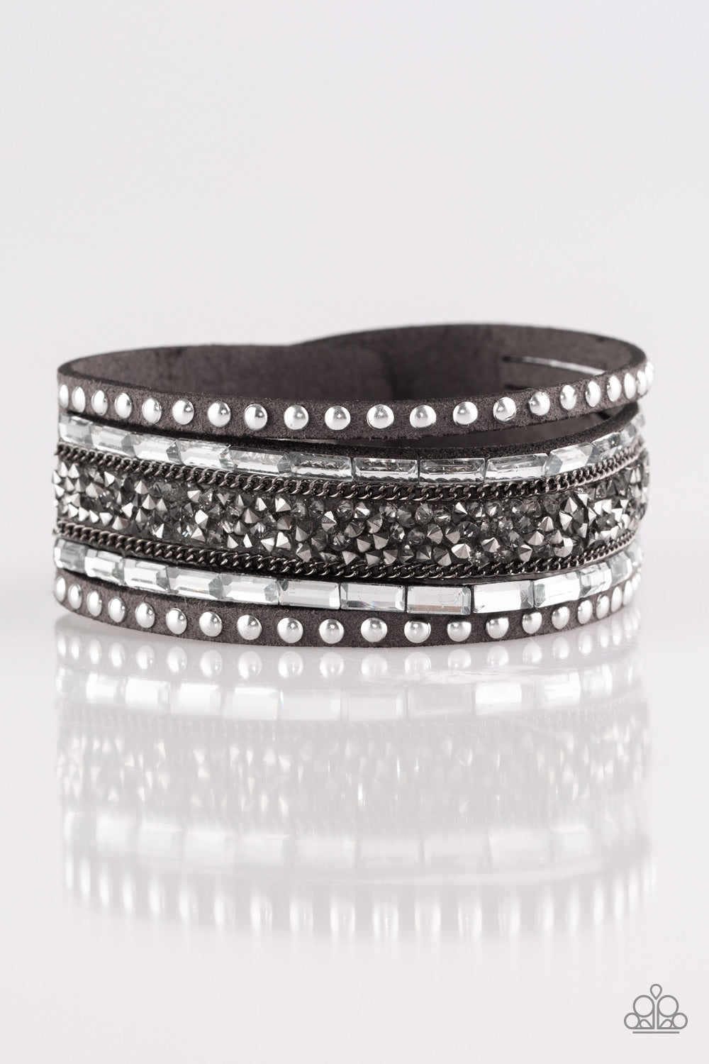 Rhinestone Rocker - Silver