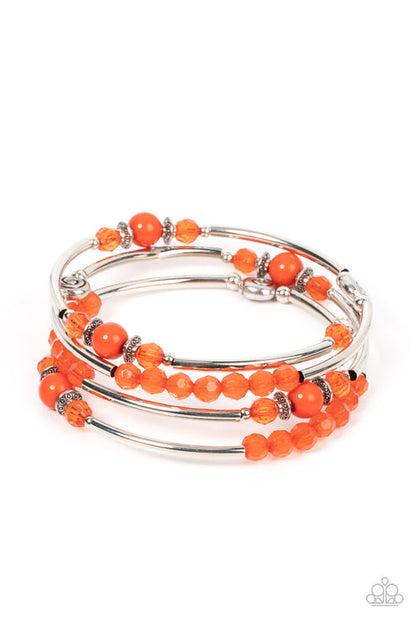 Whimsically Whirly- Orange